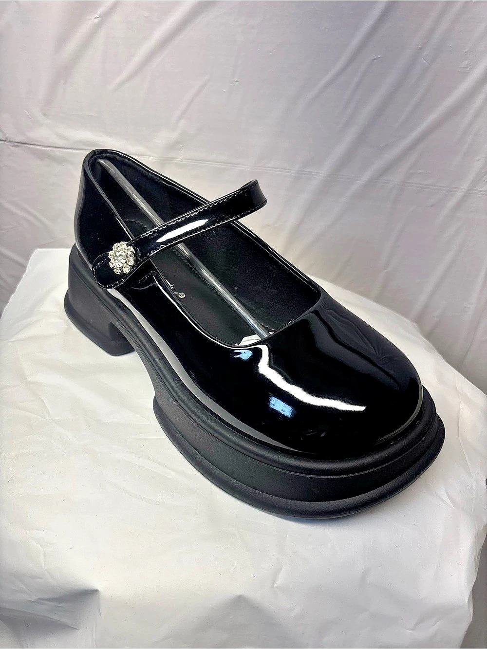 UnifLoddy ROSY-1 Platform Mary Jane Shoes Black US 5.5 Like New